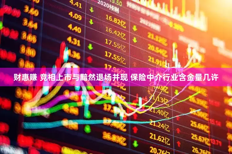 财惠赚 竞相上市与黯然退场并现 保险中介行业含金量几许