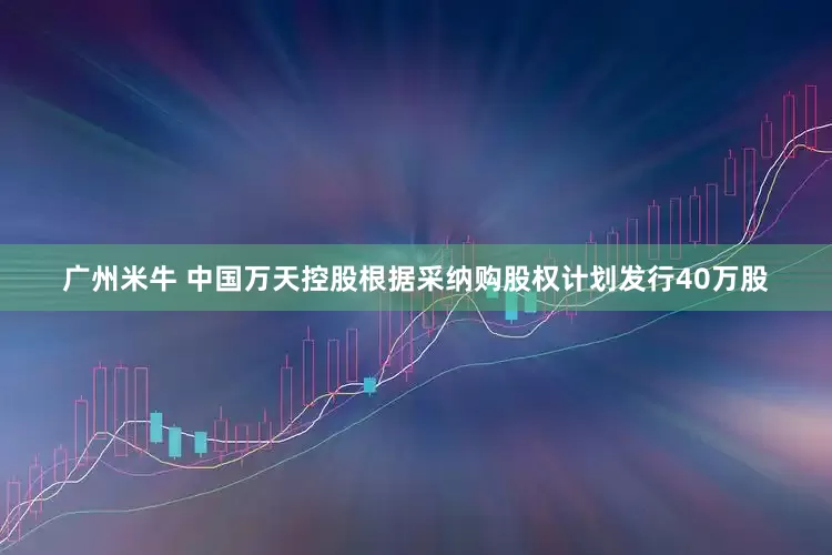 广州米牛 中国万天控股根据采纳购股权计划发行40万股